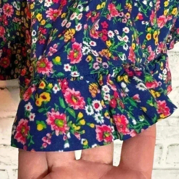 Polo Ralph Lauren floral summer one piece feminine ruffles on edges so‎ cute - Picture 5 of 8